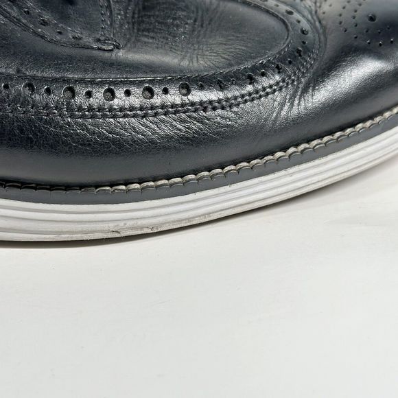Cole Haan Grand OS Wingtip Oxford Shoes Men’s Size 10.5 M Black C21198 main image 7